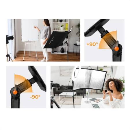 K&F Concept KF18.0017 - zestaw, statyw + zakrzywiona blenda 4w1 - przykład użycia